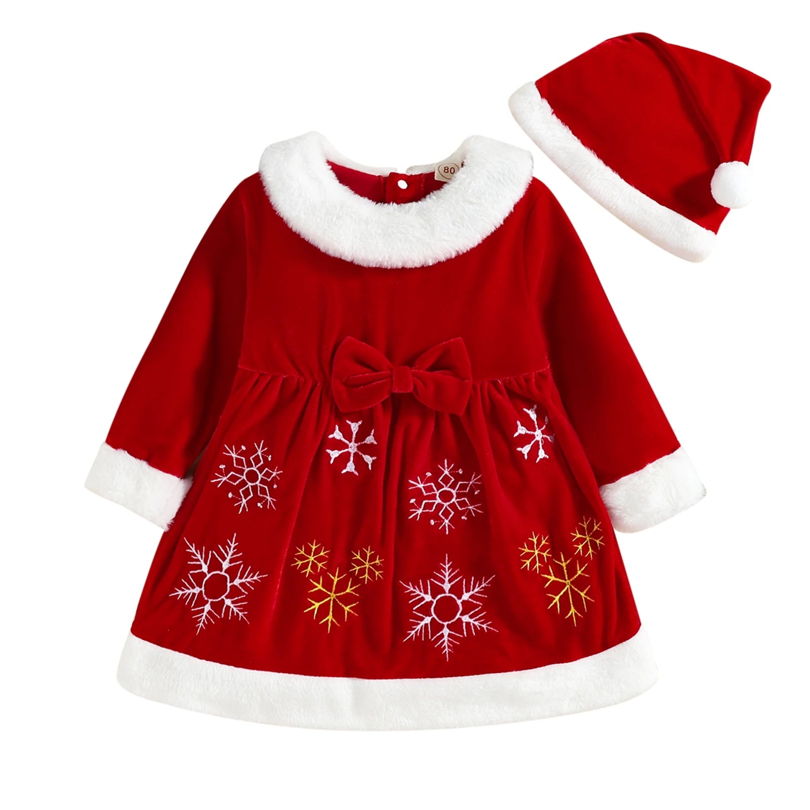 Kids Christmas Santa Claus Suit Top Quality Christmas Costume Suit Baby Boy Girl Kids New Year Children's Clothing Set