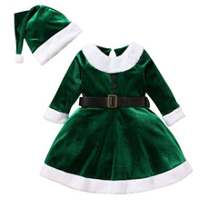 Kids Christmas Santa Claus Suit Top Quality Christmas Costume Suit Baby Boy Girl Kids New Year Children's Clothing Set